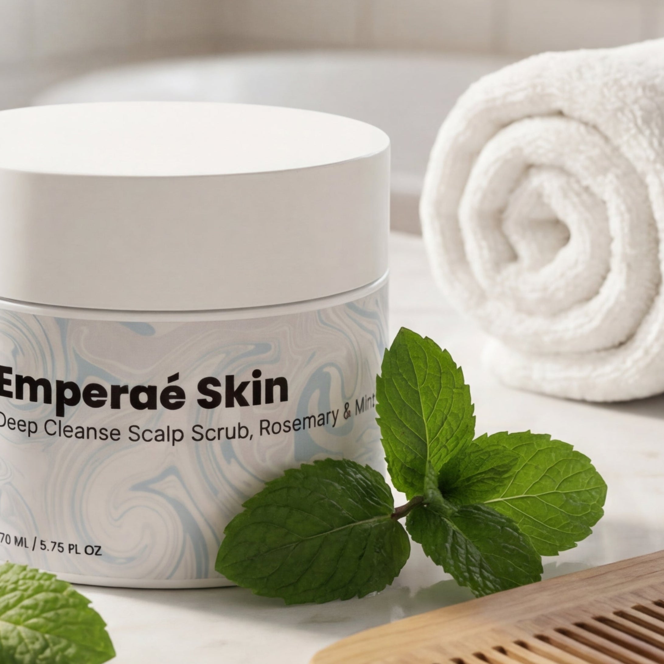 Deep Cleanse Scalp Scrub, Rosemary & Mint
